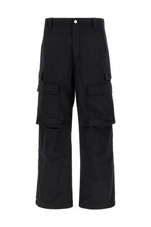Black cotton cargo pants PURPLE BRAND | P527WCBB125BLACK